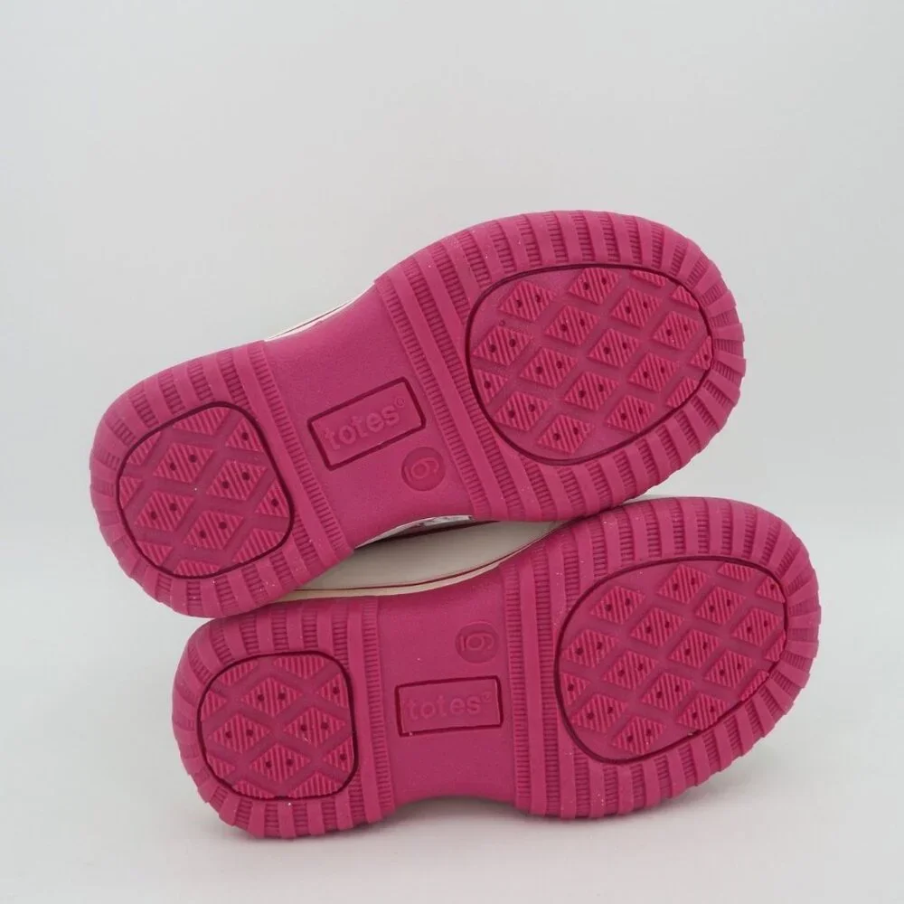 Totes Thermolite Galaxy Pink Toddler Snow Boots Size 6 NWT